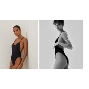 VIX by Paula Hermanny Firenze Cleo One Piece black bathingsuit size M NWT